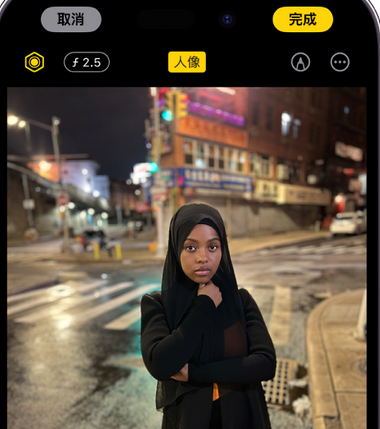 鹤壁苹果15服务店分享如何在iPhone15系列机型拍摄照片中添加人像效果 